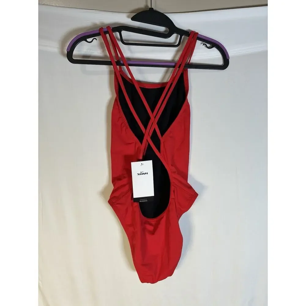 Nike Women's 32 6 HydraStrong Racerback one-piece swimsuit Training Compression